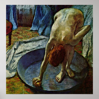 Edgar Degas – バスタブの女性 ポスター