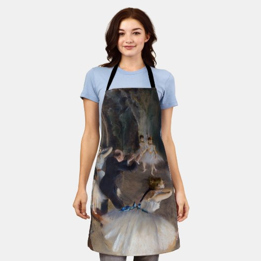 Edgar Degas – バレエ団の稽古 エプロン (着用した状態)