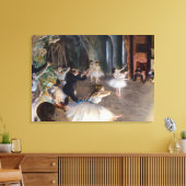 Edgar Degas – バレエ団の稽古 キャンバスプリント (インサイチュ (リビング))