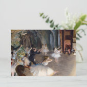 Edgar Degas – バレエ団の稽古 サンキューカード (スタンド正面)
