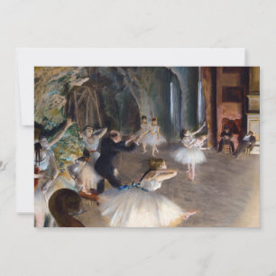 Edgar Degas – バレエ団の稽古 サンキューカード