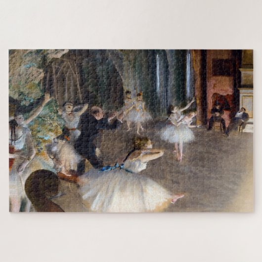 Edgar Degas – バレエ団の稽古 ジグソーパズル (横)