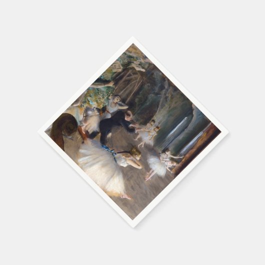 Edgar Degas – バレエ団の稽古 スタンダードカクテルナプキン (角)