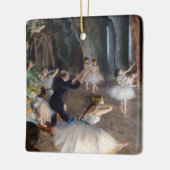 Edgar Degas – バレエ団の稽古 セラミックオーナメント (左)