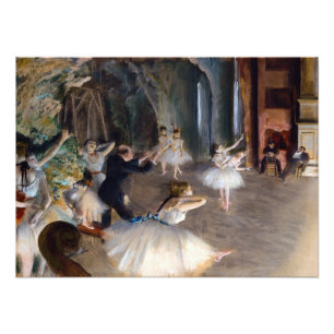 Edgar Degas – バレエ団の稽古 フォトプリント