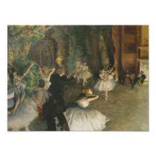Edgar Degas – バレエ団の稽古 フォトプリント