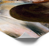 Edgar Degas – バレエ団の稽古 ポスター (角)