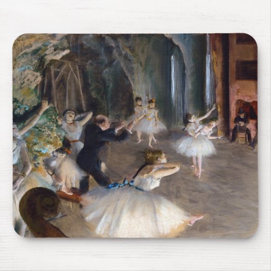 Edgar Degas – バレエ団の稽古 マウスパッド (正面)