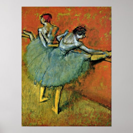 Edgar Degas – バーレのダンサー ポスター (正面)