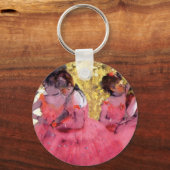 Edgar Degas – ピンクのダンサー – バレエ愛好家 キーホルダー (正面)