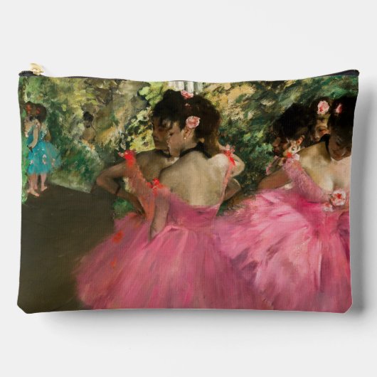 Edgar Degas – ピンク色のダンサー アクセサリーポーチ (正面)
