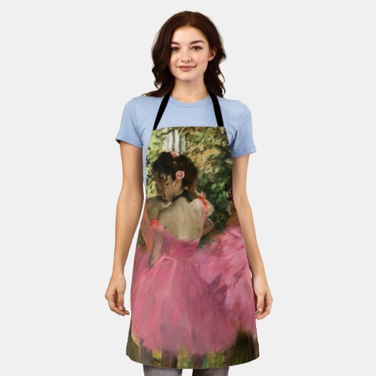 Edgar Degas – ピンク色のダンサー エプロン (着用した状態)