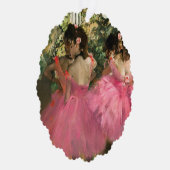 Edgar Degas – ピンク色のダンサー オーナメントカード (右)