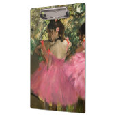 Edgar Degas – ピンク色のダンサー クリップボード (左)