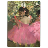 Edgar Degas – ピンク色のダンサー クリップボード (裏面)