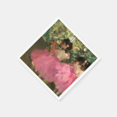 Edgar Degas – ピンク色のダンサー スタンダードカクテルナプキン (角)