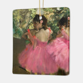 Edgar Degas – ピンク色のダンサー セラミックオーナメント (左)
