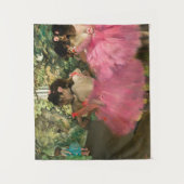 Edgar Degas – ピンク色のダンサー タペストリー (正面)