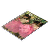 Edgar Degas – ピンク色のダンサー ノートブック (左側)