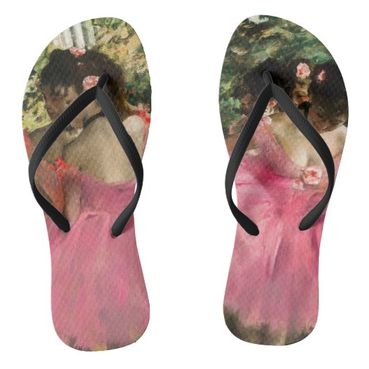 Edgar Degas – ピンク色のダンサー ビーチサンダル (ソール)