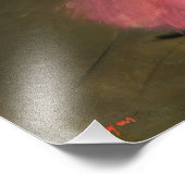 Edgar Degas – ピンク色のダンサー フォトプリント (角)