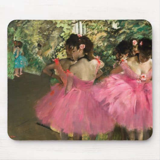 Edgar Degas – ピンク色のダンサー マウスパッド (正面)