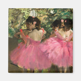 Edgar Degas – ピンク色のダンサー マグネット