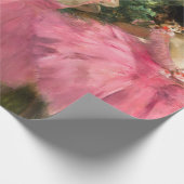 Edgar Degas – ピンク色のダンサー ラッピングペーパー (角)