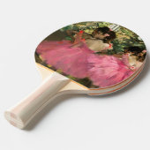 Edgar Degas – ピンク色のダンサー 卓球ラケット (正面アングル)