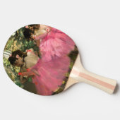 Edgar Degas – ピンク色のダンサー 卓球ラケット (横)