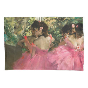 Edgar Degas – ピンク色のダンサー 枕カバー