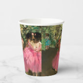 Edgar Degas – ピンク色のダンサー 紙コップ (左)