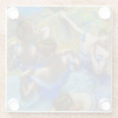 Edgar Degas – ブルーダンサー ガラスコースター (裏面)