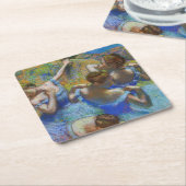 Edgar Degas – ブルーダンサー スクエアペーパーコースター (アングル)
