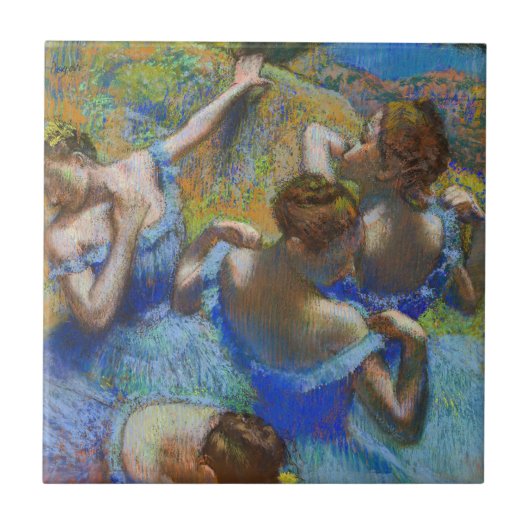 Edgar Degas – ブルーダンサー タイル (正面)
