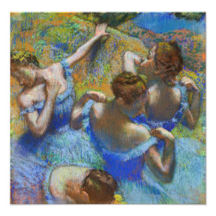 Edgar Degas – ブルーダンサー フォトプリント