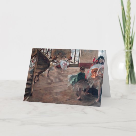 Edgar Degas – リハーサル カード (正面)