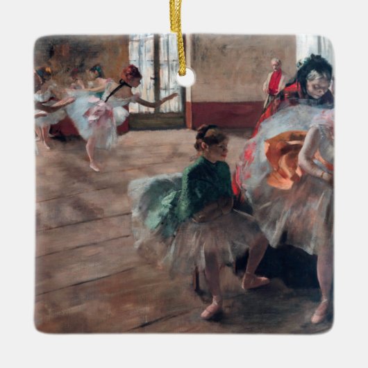 Edgar Degas – リハーサル セラミックオーナメント (正面)
