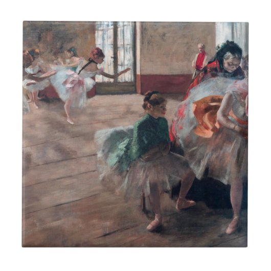 Edgar Degas – リハーサル タイル (正面)