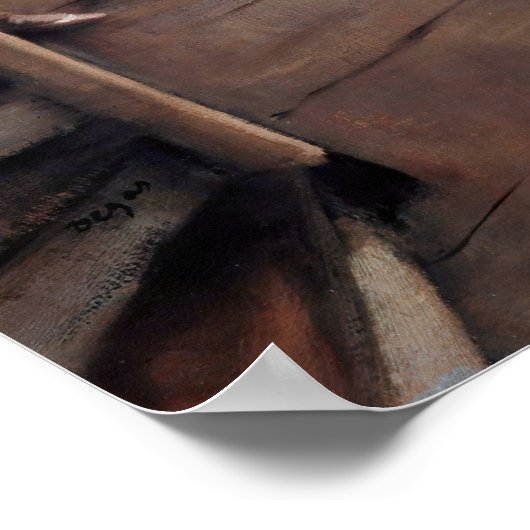 Edgar Degas – リハーサル ポスター (角)