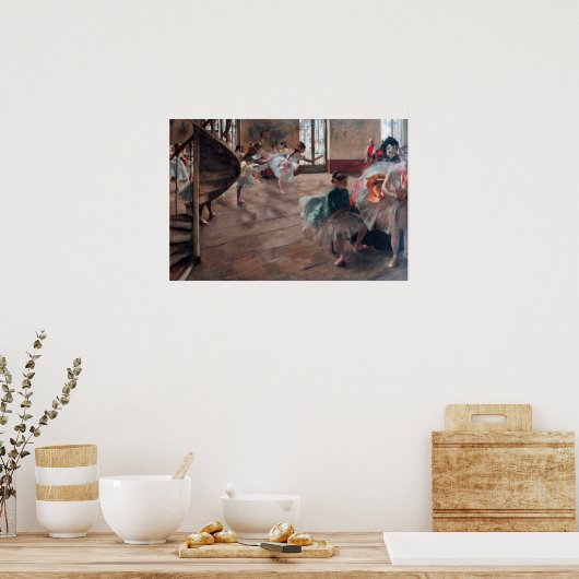 Edgar Degas – リハーサル ポスター (キッチン)