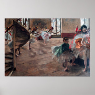 Edgar Degas – リハーサル ポスター