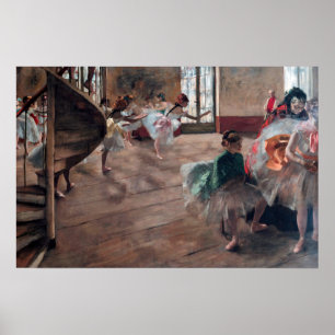Edgar Degas – リハーサル ポスター