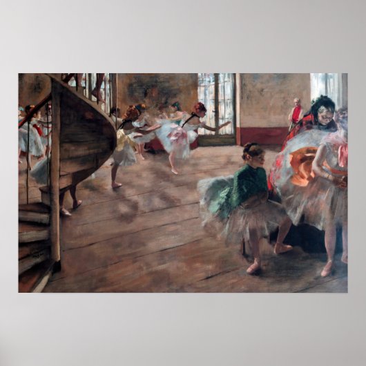 Edgar Degas – リハーサル ポスター (正面)
