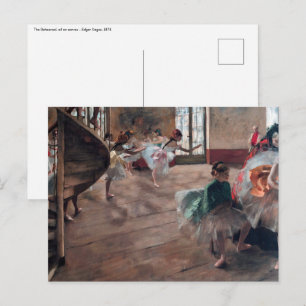 Edgar Degas – リハーサル ポストカード