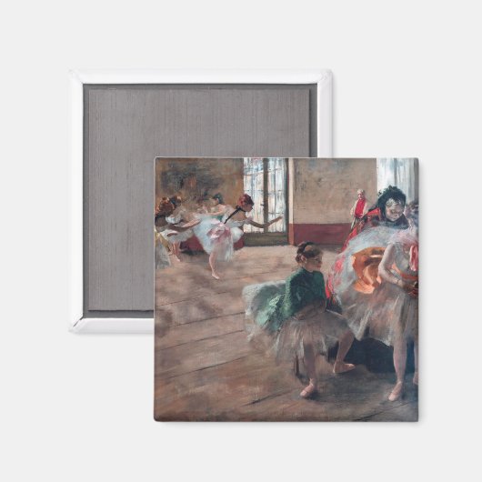 Edgar Degas – リハーサル マグネット (正面/裏面)