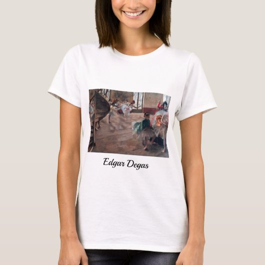 Edgar Degas – リハーサル Tシャツ (正面)