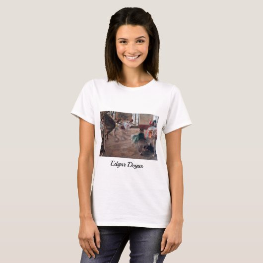 Edgar Degas – リハーサル Tシャツ (正面フル)