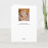 Edgar Degas – 入浴後 カード (裏面)