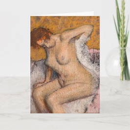Edgar Degas – 入浴後 カード